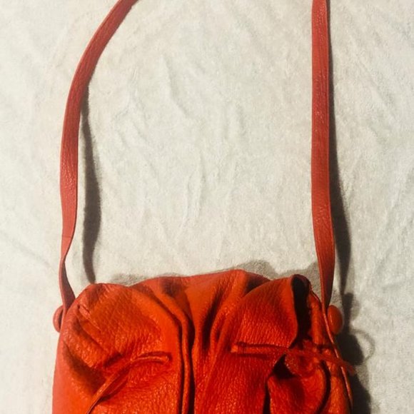 Carlos Falchi buffalo bag  in corvette red - Picture 6 of 12